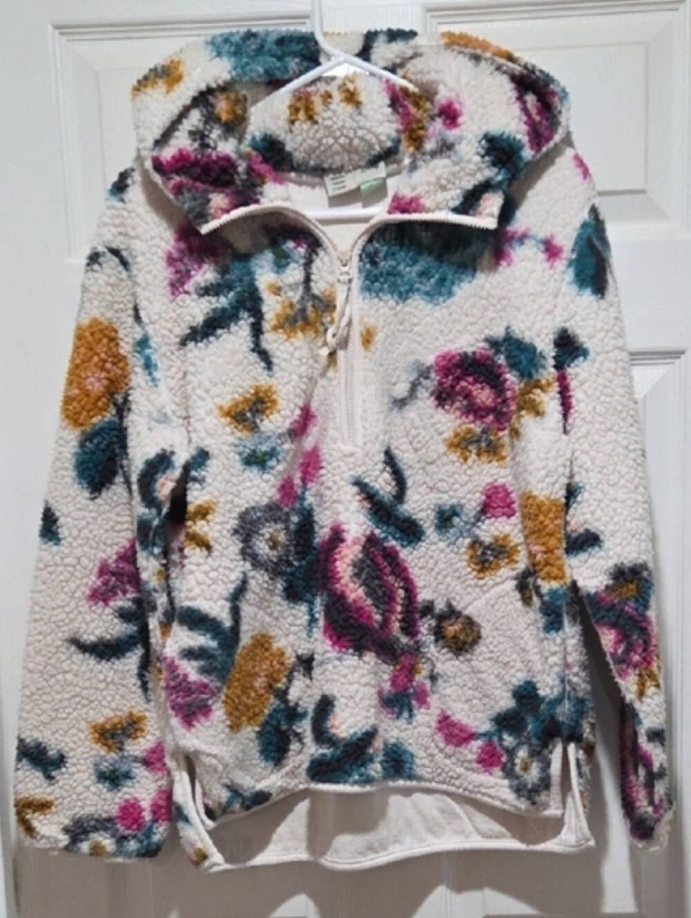 Anthropologie Saturday Sunday Rosemarie Hooded Sherpa Pullover